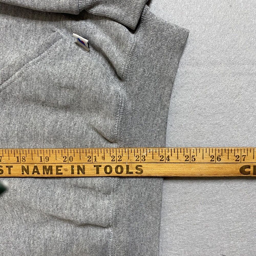 Vintage NC‎ State Wolfpack Hoodie Pullover Mens Medium Gray Russell Athletic Y2K - Picture 12 of 12